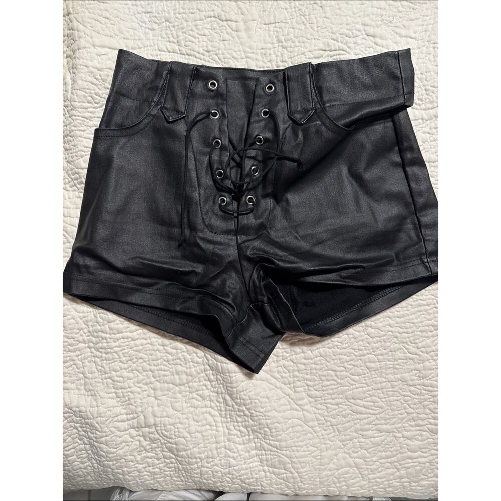 SHEIN Size S Us 4 Faux leather shorts